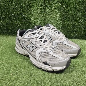 New Balance 530 Steel Grey Mesh Athletic Comfort Sneakers Mens Size 9.5 D